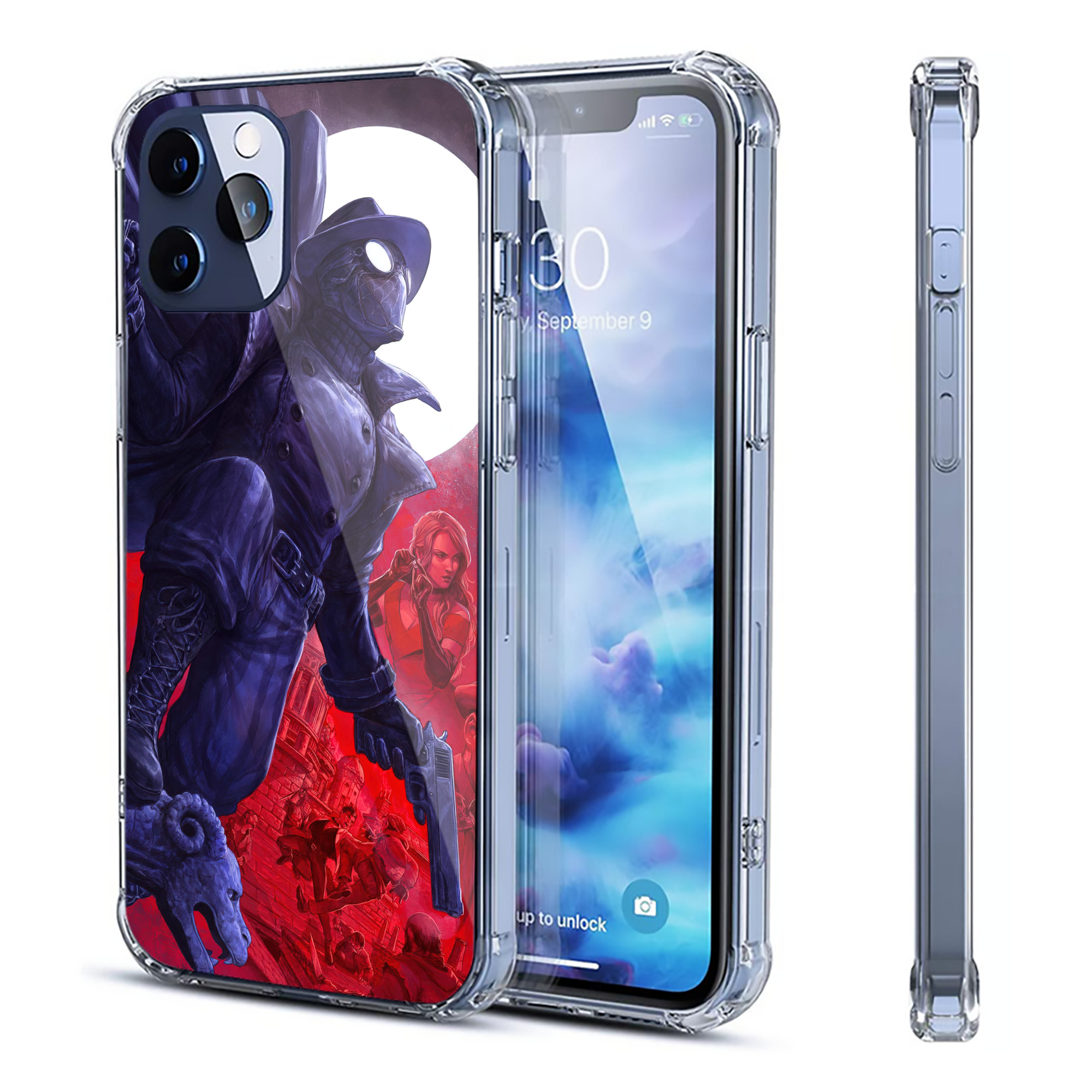 （画像用） Spider Man スパイダーマン 【iPhone 12シリーズ対応】透明スマホケース（クリアソフトケース）